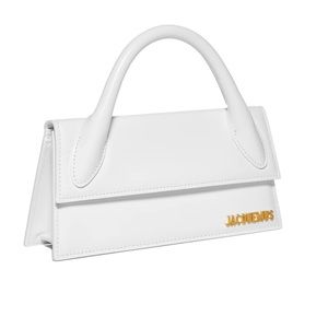 BRAND NEW 100% authentic Jacquemus White Le Chiquito Foldover Long Tote Bag